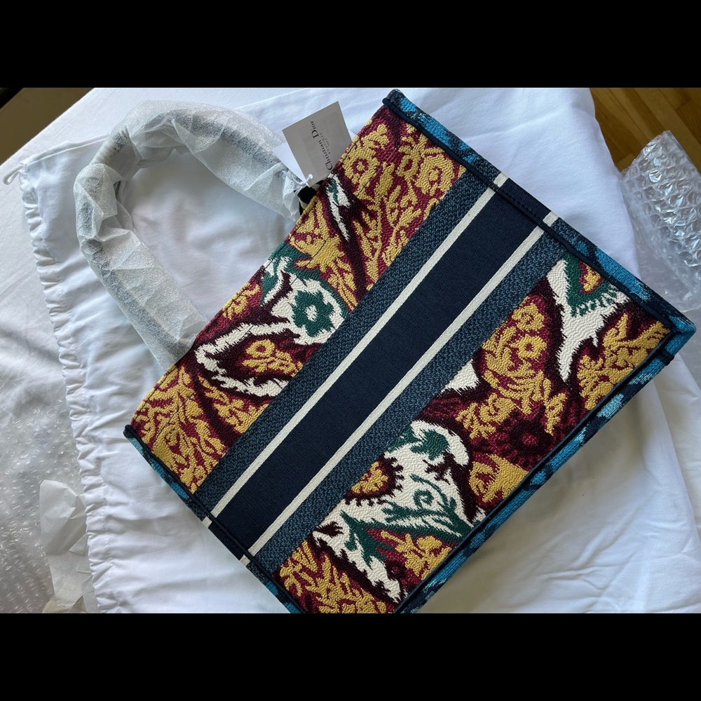 christian DIOR paisley small book tote multicolor - Picture 8 of 8